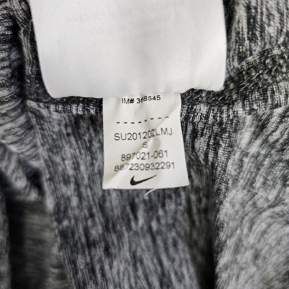 Nike Running Dri Fit Half Zip Pullover Long Sleeve Top Gray Womens Small Workout - Picture 8 of 9